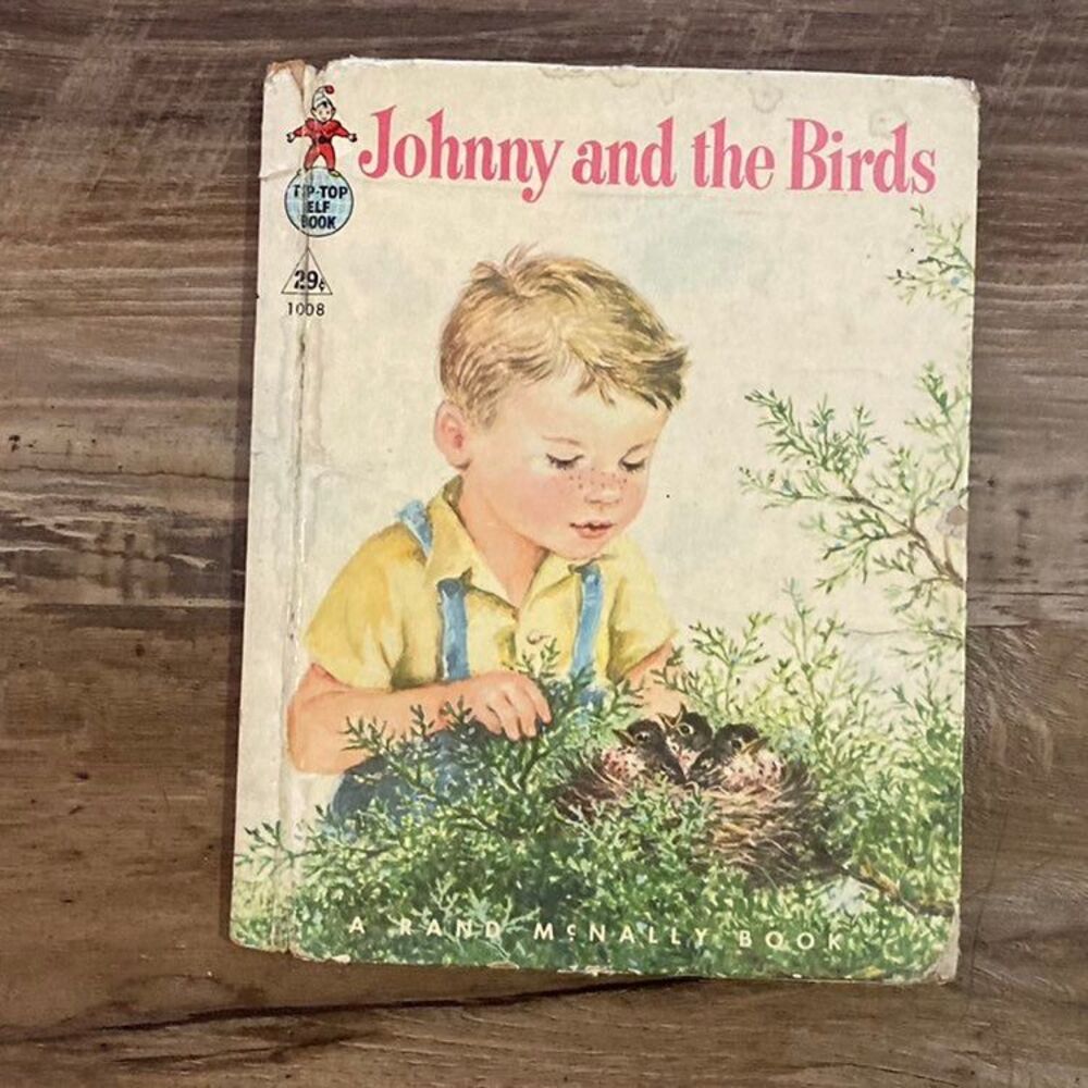 Vintage Rand McNally Book Johnny and the Birds